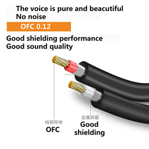 Micro cáp đồng Trần HiFi Loa Cáp XLR 6.0mm âm thanh sử dụng trong Mixer khuếch đại công suất máy ảnh video máy tính <span class=keywords><strong>DVD</strong></span> <span class=keywords><strong>Player</strong></span>, - Product Image 6