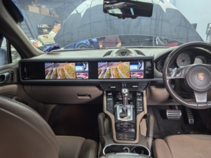 21 inch <span class=keywords><strong>Android</strong></span> đài phát thanh xe co-pilot Xe Video Stereo cho Porsche Cayenne 2010-2015 rhd Màn hình kép Xe <span class=keywords><strong>GPS</strong></span> máy nghe nhạc - Product Image 3