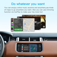 Adaptateur Carplay sans fil Arvov, commande vocale (Siri/Google) 1080P pour Land Rover Jaguar Discovery Evoque Range Rover Freelander