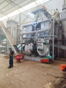 Fabriek Prijs 1T 2T 3T 4T 5T 6T 8T 10T 12T 16T Complete Turnkey Automatische Biomassa Pellets Machine Lijn Hout Pellet Productie
