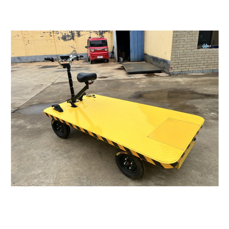 Electric Warehouse Transportation Cart Carrying Capacity of 1 Ton Hand Carts Trolleys