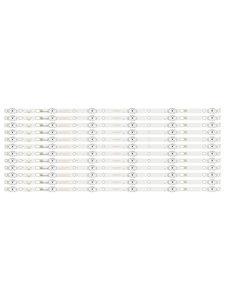 Barra de Retroiluminación LED para TV de 65'' <span class=keywords><strong>MBI</strong></span> 65QHQJP, 6 LED, Versiones de 3V y 6V, Modelo JS-D-JP65EU-062EC MS-L1385 V2 - Product Image 4