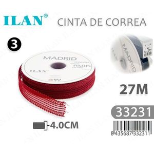 ILAN Nastro Rosso Madrid 4.0Cm 27M - Product Image 3