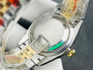 Montre mécanique de luxe haut de gamme la plus vendue 2025 avec montre d'affaires à calendrier clouté de diamants bicolores - Product Image 5