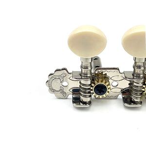 Clavijas de Afinación para Guitarra de 10 <span class=keywords><strong>Cuerdas</strong></span>, Cromadas, 5R+5L, con Doble Orificio - Product Image 3