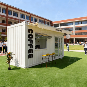 Hot Bán Di Động Nhà Thép Cấu Trúc Sáng Tạo Container Nhà 20ft 40ft Đúc Sẵn Cấu Trúc Cho Doanh Nghiệp Nhỏ Đổ - Product Image 1