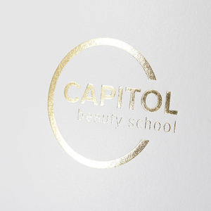 Lều phong cách giá rẻ trắng tốt nghiệp giấy chứng nhận bìa thư mục với Vàng dập logo - Product Image 3