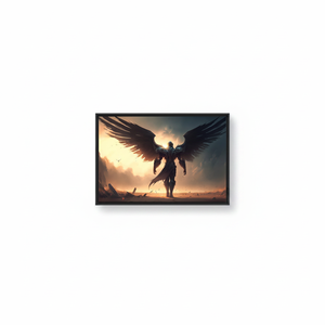 Elegant Modern Tempered Glass Print Canvas Wall Decor,<b>BLACK</b> <b>FRAMED</b> CANVAS - Product Image 2