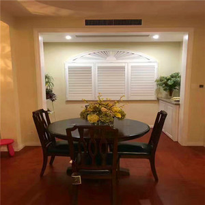 Nhà Máy Trực Tiếp Tùy Chỉnh Hiện Đại Pháp Thiết Kế Bằng Gỗ Trồng Cửa Chớp Basswood Vật Liệu Nhựa Cho Khách Sạn Nội Thất Ngang - Product Image 2