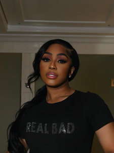 2022ins kaus lengan pendek wanita, baju Pullover baru musim panas seksi leher bulat huruf - Product Image 6