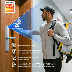Keyplus Digital Password Tuya App <b>Smart</b> Door <b>Lock</b> Aluminum <b>Smart</b> <b>Lock</b> T3V Fingerprint Door <b>Lock</b> - Product Image 5