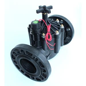 Válvula Solenoide DN80 con Rosca Interna de Nylon, Tipo Normalmente Cerrado, DC9V, Control Electrónico Manual, Sistema de Riego - Product Image 1