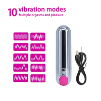 Vibrateur miniature à 10 vitesses rechargeable par USB, plug anal vibrant sans fil, stimulateur clitoridien, jouets sexuels pour adultes pour femmes