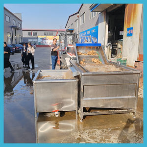 <span class=keywords><strong>เครื่อง</strong></span>ล้างแปรงลูกกลิ้งแบบพ่นน้ำสำหรับทำความสะอาดขิง สมุนไพรจีน รากบัว และหัวไชเท้า ประสิทธิภาพสูงสำหรับการใช้งานในอุตสาหกรรม - Product Image 4