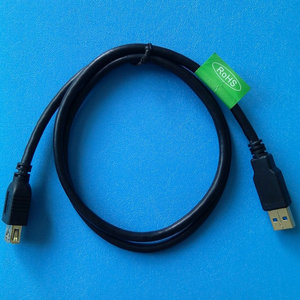 Cable USB Lung Kay Am a Af 3.0, transferencia de datos de alta velocidad, cable de cobre negro para dispositivos informáticos - Product Image 2