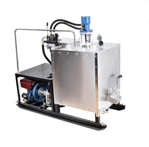 เครื่องทำสีเทอร์โมพลาสติกแบบถังเดียวพร้อมปั๊มและเครื่องยนต์ทนทานสูงสำหรับทำเครื่องหมายทำเครื่องหมายบนถนน - Product Image 4