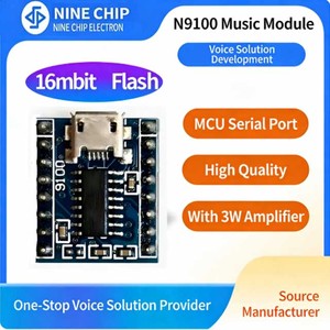 Module MP3 Série N9102, Fabricant OEM avec Port Série UART, Module de Lecture Vocale, Module Musical pour Poupées et Robots Aspirateurs - Product Image 4