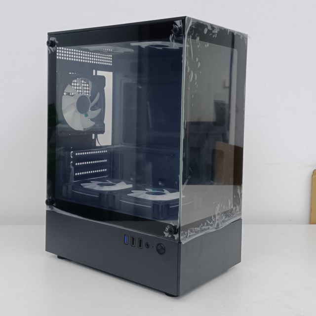 OEM Desktop Small Computer Full View Gaming Case Custom Computer Cabinet Rgb Pc Case Mini Pc Case