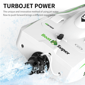 Bateau à grande vitesse de 30 km/h pour enfants, modèle de bateau, refroidissement par eau, jouet d'été, jeu d'eau, SJY-TX768 2.4G, télécommande RC Turbojet Jet - Product Image 3