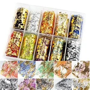 Mesh Nail Sticker DIY 3D Net Line Tape on Nails Adhesive Silk Foil Nail Art Decorations Polish Decals