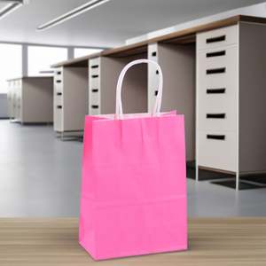 Bolsas de Papel Kraft Grandes para Compras, Impresas Personalizadas con Asa, al por Mayor, con su Propio Logotipo - Product Image 2