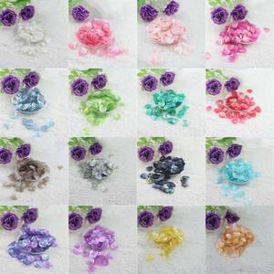 2-trou mat plaqué couleur PVC Sequin lâche en vrac Diy Handmade Christmas Wedding Dress Costume Decorative Sewing Shell Sequin - Product Image 2
