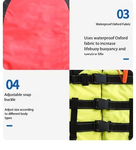 เสื้อชูชีพยามาฮ่าแบบสะท้อนแสง ผ้า Oxford 150N ได้รับการรับรองมาตรฐาน CE สำหรับเรือตกปลา  สามารถปรับแต่งได้ - Product Image 3