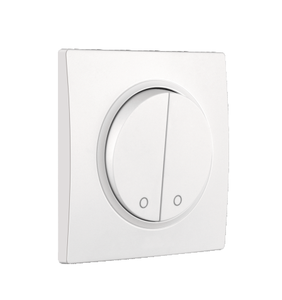 欧盟标准工厂批发定制家用电器按钮<span class=keywords><strong>2</strong></span>组1路墙壁开关插座带指示器 - Product Image 6