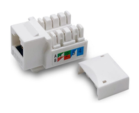 Prise Keystone Cat6 10 Gbps RJ45 Keystone Jack 90 °   Connecteur RJ45 à insertion directe pour panneaux de brassage et plaques murales