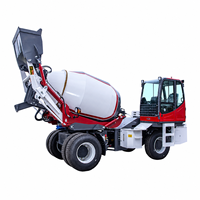 Camion malaxeur à béton autochargeur de Chine, mini malaxeur à béton hydraulique autochargeur facile à utiliser