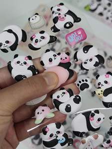 Adesivi in PVC Stile Cinese Impermeabili, Decalcomanie di Gatti, Cani, Orsi, Adesivi 2D di Animali - Product Image 2