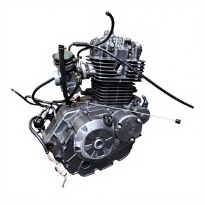 Moteur de moto d'occasion Qianjiang Blue Baolong 200cc 4 temps CDI, assemblage QJ150-17A, chaîne GS d'origine - Product Image 5