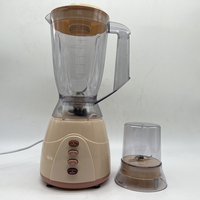 Blender Pribadi Pengolah Makanan Buah 2 In 1 Kebisingan Rendah Penggiling Kopi Kacang Profesional Pembuat Jus 1,5L 220-240V