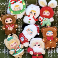 Boîte Mystère Transfrontalière Samuel – Pendentif Peluche Veille de Noël – Boîte Surprise – Poupée en Peluche – Jouets en Peluche pour Cadeaux de Noël – Cadeau pour Enfants