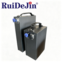Batterie LiFePO4 semi-solide compacte et peu encombrante avec chargeur, BMS intelligent, 6000 cycles, extérieur -20°C à 60°C, pour application UGV