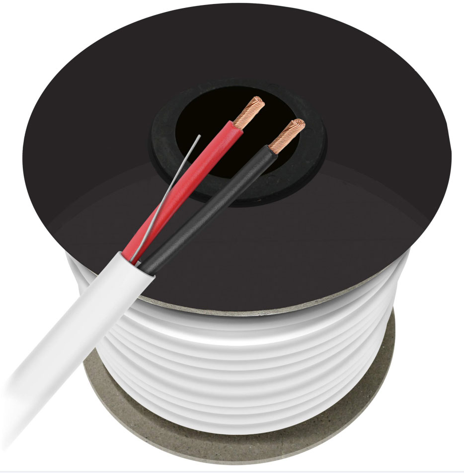 Flexibele Luidsprekerkabel | 2x 2,5 mm² | 100 m | Rol | Grijs Nedis