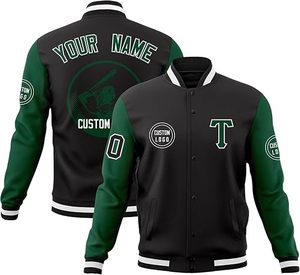 Chaqueta Varsity con Logotipo Personalizado para Hombre, Chaqueta de Béisbol Letterman, Bordado de Alta Calidad, Estilo Patchwork, Chaqueta Bomber Urbana - Product Image 2