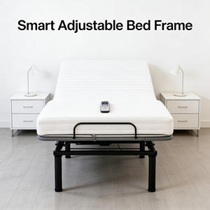 Современная прочная регулируемая двуспальная кровать-реклайнер с электроприводом, многофункциональная, интеллектуальный дизайн, для отелей и апартаментов - Product Image 2