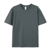 T-shirts personnalisés pour hommes, haute qualité, 220 grammes, impression sérigraphique, jersey décontracté à épaules tombantes, OEM/ODM offerts