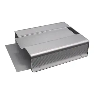 Custom Extruded Aluminum Inverter Enclosure For Electronics Aluminium electronic case