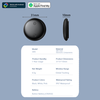 Etiqueta Inteligente de Proximidad Global Nativa para Android, Localizador MFi Compatible con Google Find My Device, Buscador Antipérdida Integrado a la Red para Android e iOS