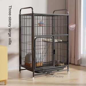 Super Large Indoor Cat Villa Household Cat <strong>Cage</strong> with Integrated Toilet Free Space Cat Nest <strong>Collapsible</strong> for Birds Dogs Live Usage - Product Image 2