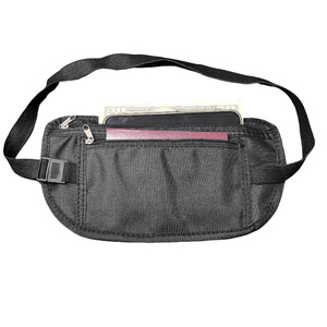 Sac de taille antivol multifonctionnel en tissu Oxford, sangle réglable, pour sports de plein air, unisexe, rouge - Product Image 5