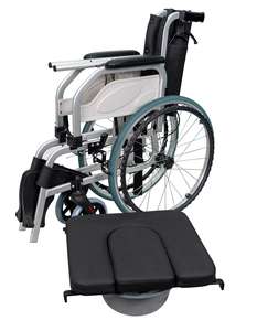 كرسي متحرك من سبائك الألومنيوم مع مرحاض، كرسي متحرك قابل للطي مع مرحاض 4 في 1، كرسي حمام بجانب السرير - Product Image 5