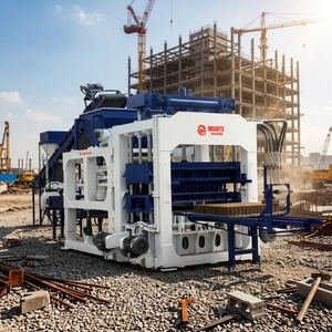 Machine à blocs de béton à vibration QT10-15 à grande capacité, multifonctionnelle pour briques solides, pavés et bordures - Product Image 3