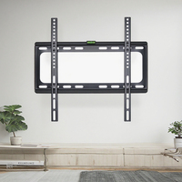 Venta al por mayor Slim Tv Wall Mount Universal para 26 ''-55'' Pulgadas VESA 400*400mm Panel Board Tv Wall Bracket