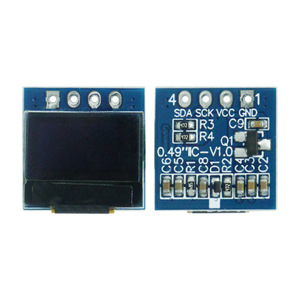 Jyc 0.49นิ้ว-4 PIN โมดูลจอแสดงผล OLED SSD1315 64x32หน้าจอเมทริกซ์จุด I2C อินเตอร์เฟส L1067 - Product Image 1