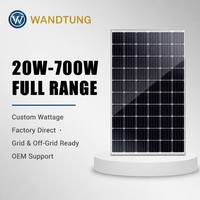 Panel Solar Fotovoltaico Monocristalino Monofacial de 610W 615W 620W 625W 630W 635W con Lámina Trasera Resistente al Envejecimiento PPF