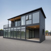 Casa Contenedor de Acero Prefabricada, Diseño Moderno, Uso en Oficinas, Hoteles/Villas/Hostales Rurales, Venta Directa de Fábrica