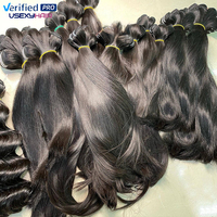 Paquete de Cabello Peruano Virgen de Grado 12A, Doble Trama, Liso Natural, Cabello Vietnamita Crudo al por Mayor, Cabello Humano con Cutícula Alineada, Proveedor de Cabello